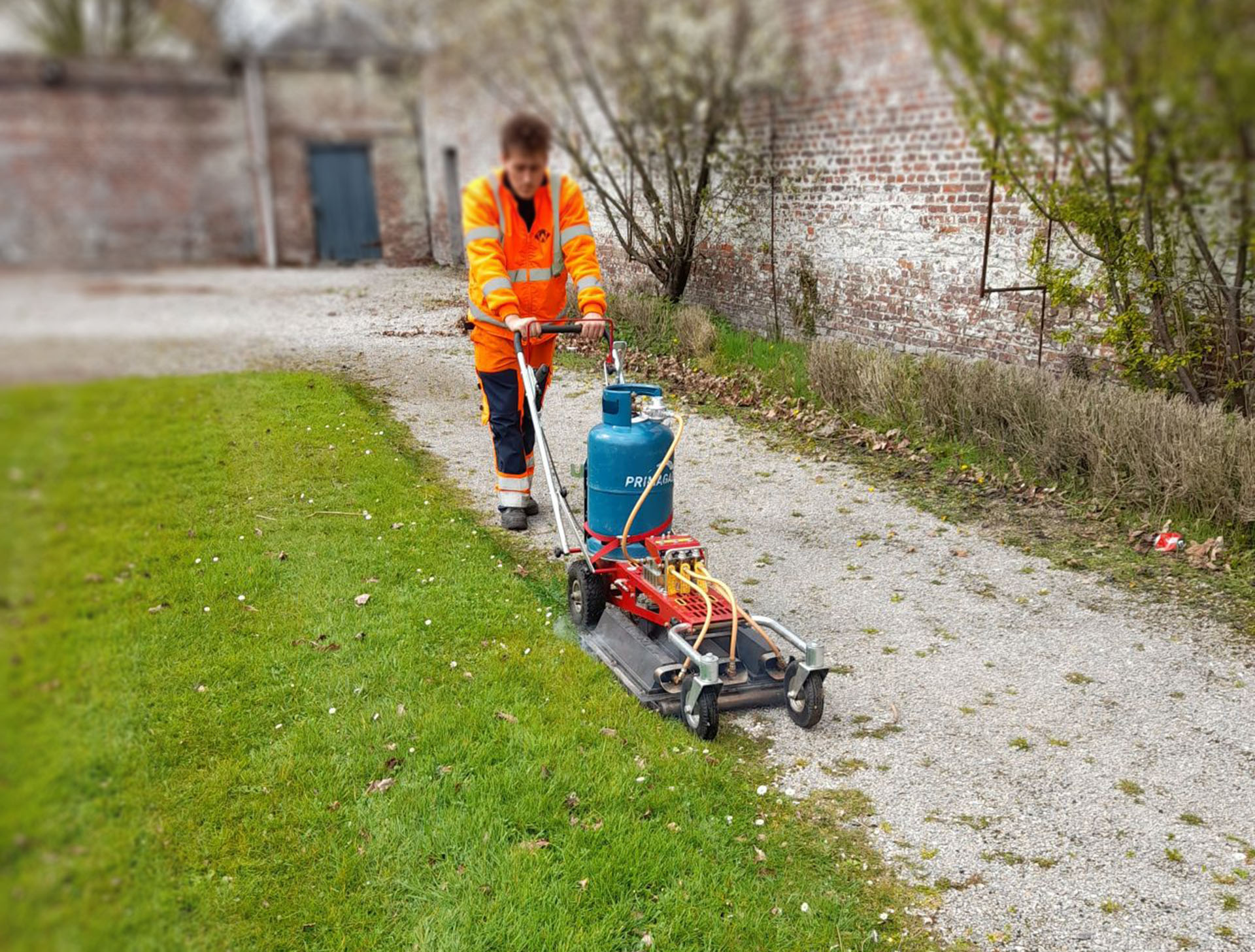 Alternatieve onkruidbestrijding met infrarood